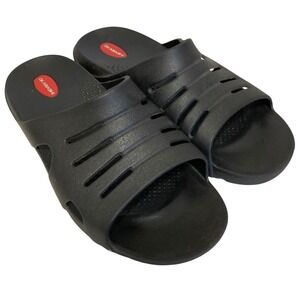 Okabashi Black‎ Slide Sandals Made in USA LL Womens 11-12 Mens 9-10